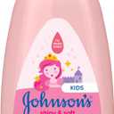 Johnson's Kids Shiny & Soft Hair Conditioning Spray with Argan Oil & Silk Proteins, Tear-Free Conditioning Spray for Shine & Softness, Gentle for Toddler Haircare, 10 fl. oz