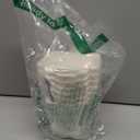 6 Pack Hanging Cup Holders, Wall Organizers, Rolling Cart Accessories Hanging Pen Holders Storage Containers Hanging Buckets for Home Decor Office, Kitchen, Art & Craft Supplies Accessories (White)