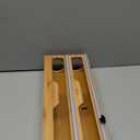 2 in 1 Wrap Slide Cutter Smooth Cutting Bamboo Food Wrap Case Wrap Cutter Wrap Holder Cooking Sheet Kitchen Aluminum Foil Case Slide Cutter