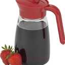 GoodCook Everyday 12 oz. Syrup Dispenser  Easy Pour Spout Waffle & Pancake Syrup Dispenser Container, Glass Syrup Bottle for Maple Syrup, Honey, Barbecue Sauce