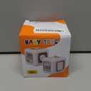 Kidific 6 in 1 Busy Cube Montessori Toys for 1 Year Old Girl, Baby Sensory Toys for Ages 1-3, Toddler Learning Activities Travel Toy Birthday Gift for 1 2 3 Year Old Girl -White