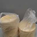 100 Piece (50 Pack) Meal Prep Bowl Containers with Lids, Cornstarch Round Food Containers for Lunch Salad Deli Soup, BPA Free Plant-based Take Out Containers Microwave & Freezer Safe, 16 oz