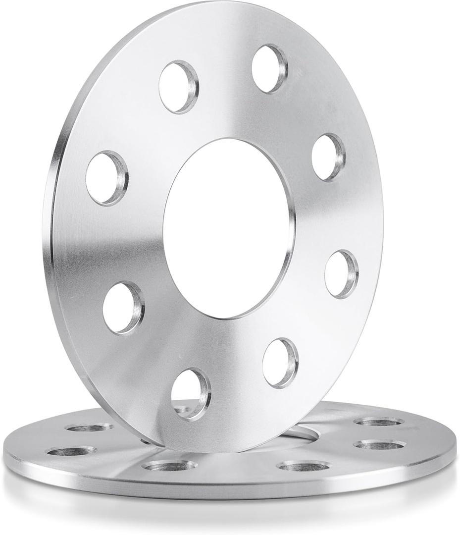 7mm Wheel Spacers 4x100 & 4x108 Hubcentric W/o Lip (2pcs) Compatible for Audi Cabriolet 1991-2000, Cabrio 1995-2003 Jetta 1976-1998 (4lug), Passat 1990-1997 (4lug) with 57.1mm Center Bore Only
