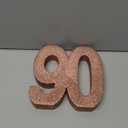 90th Birthday Decorations for Women,90th Anniversary Decorations,Rose Gold Glitter 90th Birthday Party Centerpieces for Table Decorations,90 Table Topper Decor