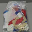 Red White and Blue Balloons Party Decorations with Patriotic Theme Foil Fringe Curtain for Graduation Party Supplies Nautical Veterans Memorial Day 4th of July Balloon Arch Decorations