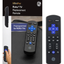 GE Roku TV Replacement Remote, Black