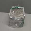 MyGift Tissue Box Cover Square Vintage White and Distressed Gray Wood Bathroom Tissue Box Dispenser Holder with Slide-Out Bottom Panel, Farmhouse Tissue Box Holder 5.5 x 5.5 x 6.3 Inches