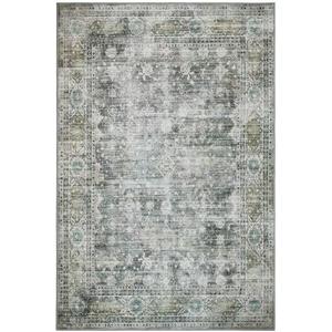 Area Rugs for Living Room 0.24inch Low Pile Faux Wool Bedroom Rug TPR Anti-Slip Backing Carpet Vintage Soft Rugs for Dining Room décor Machine Washable (Multi, 9 * 12)