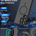 N52 Magnetic Case for Samsung Galaxy S24 Ultra Case Stronger Upgraded, Slim Protective for Galaxy S24 Ultra Phone Case S24Ultra for MagSafe Translucent Back Silicone Bumper Non-Fingerprint-Matte Grey