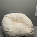 MAXYOYO Bean Bag Chair for Kids, Shell Shaped Bean Bag Couch for Boys and Girls, Toddler Chair Bean Bag Sofa for Playroom, Nursery Room, Beige