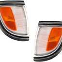 For 1995 1996 Toyota Tacoma Pair Park/Signal/Side Marker Lights Driver and Passenger Side 2WD; park/marker combo; black TO2520141 TO2521141 | 81620-04010 81610-04010