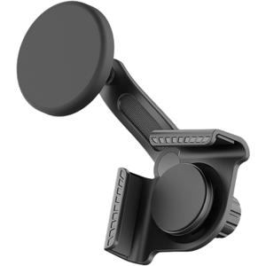 ZHORCIN Car Phone Holder for Dashboard, Rotatable Magnetical Phone Holder for Cars, Strong Adhesive, Sturdy Metal Mount (Fashion black)