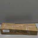 Briful 8 Large Heads Christmas Glitter Magnolia Flowers Christmas Tree Ornaments Set of 4 Artificial Flowers with Picks Stems for Xmas Tree Holiday Decorations,White