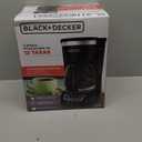 BLACK+DECKER 12-Cup Digital Coffee Maker, Programmable, Washable Basket Filter, Sneak-A-Cup, Auto Brew, Water Window, Keep Hot Plate, Black