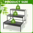 3 Tier Metal Plant Stand, Ladder Flower Pot Holder Plant Stands