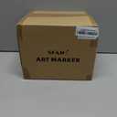 SFAIH Markers Fine & Chisel - 101 Colors Dual Tip Coloring Markers for Adult Coloring Sketch Illustration, Ideal Gifts for Artist Adult Beginners, [Greeting Card & Leather Storage Box]