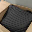 LASFIT Full Set Floor Mats for Honda CR-V 2012-2016 EX & LX & SE, All Weather TPE Custom Fit Floor Liners 1st & 2nd Row & Seat Back Mat & Cargo Mat (Not Fit EX-L & Touring)