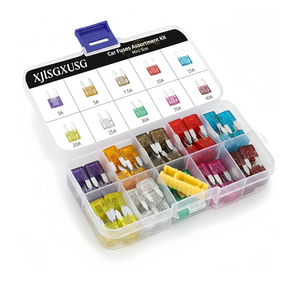 130 Pcs Mini fuses Kit, Blade Fuse Assortment Kit(3A/5A/7.5A/10A/15A/20A/25A/30A/35A/40A) (with Puller Tool) for Car, Marine, Truck, RV Fuse Replacement, Pack of 3 