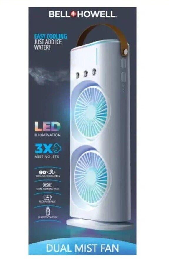 Bell+Howell Dual Mist Fan LED 3xMisting Jets