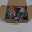 Moonflor Strawberry Jumbo C9 Christmas Pathway Lights Outdoor - 8.5 Feet 5 LED C9 Christma Lights,C7 Light Covered Jumbo Multicolor Christmas Light Outdoor Decorations for Lawn Holiday Outside Yard (1 Pack)