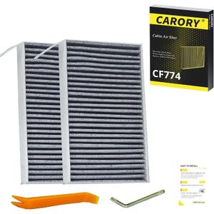 Cabin Air Filter w/Activated Carbon for Tesla Model 3 (2017-2025), Model Y (2020-2025), OE# 1107681-00-A, CF12774, XC11952C
