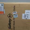 Safety 1st Easy Install 28'' Walk Thru Gate, Fits Between 29'' and 38'', Black, 1-Pack,(GA105CBLK)