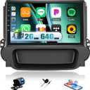 2G+64G Android 15 Car Stereo for Chevrolet Chevy Malibu 2009-2014 with Wireless Carplay Android Auto,9'' HD Touchscreen Car Radio with Mirror Link WiFi GPS Bluetooth FM/RDS Radio SWC+Rear Camera