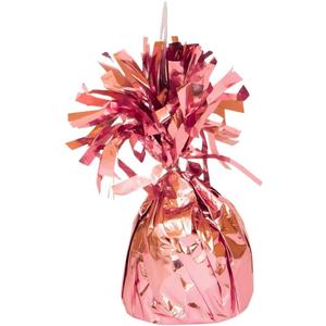 2 Pink Foil Balloon Weight (4.5" x 2.25") 1 Count, Adorable Party Essential For Parties & Events