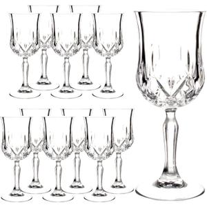 YANGNAY Wine Glass Set of 12-7 oz Wine Glasses for Red or White Wine, Ideal for Daily Use & Special Occasions, Dishwasher Safe