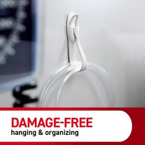 Command Cord Bundlers, Damage-Free Hanging Cord Organizer, No Tools Cord Bundler for Hanging Electrical Cables, 5 Gray Cord Bundlers