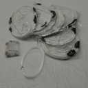 8 Pcs Halloween Ghost Lanterns Light up Ghost Decor 8 Inch Fabric Halloween Lanterns Outdoor Indoor Decorations for Holiday Party Yards Porches Gardens Home Lawn