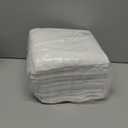 (Pack of 12 100% Cotton White Bath Mat Towel (18x25 Inches) Light Weight Quick Drying & Machine Washable - Hotel Supplies Shower Hotel Bath Mat Towel Economy