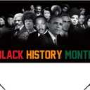 Nepnuser Black History Month Photo Booth Backdrop African American Festival Holiday Party Decoration Art Poster Indoor Outdoor Wall Decor (7x5ft)