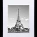 11x14 Picture Frame, Display Pictures 8x10 with Mat or 11x14 Without Mat, Wall Hanging Photo Frame, Black