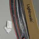 Lightronic Extra Durable Outside-Mount Auto Vent Window Visor, Fits 2017-2020 Hyundai Elantra (EXCLUDES Elantra GT), UV Protection Rain Guard, Original Wind Deflector, No-Drilling, Dark Smoke, 4-Pcs