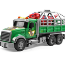 Dwi Dowellin Toy Truck Transport Cars Carrier with Dinosaur for Kids Toddlers,Birthday Gifts for Boy Toddler Child 3 4 5 6 Years Old