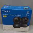 Tapo 2K Indoor Pan/Tilt Wired Security Camera  Works as a Baby Monitor & Pet Camera, Motion Detection, 2Way Audio, Siren, Night Vision, NoSubscription Local Storage or Optional Cloud, C211 (2Pack)
