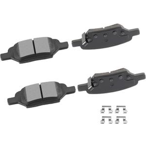 cciyu D1033 Ceramic Rear Brake Pad Set For Chevy Cobalt,HHR,For Malibu,07-10 For Pontiac G5,05-10 For Pontiac G6,06 For Pontiac Pursuit,07-09 For Saturn Aura,04-07 For Saturn Ion