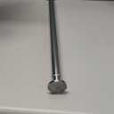 Ivilon Tension Curtain Rod - Spring Tension Rod for Windows or Shower, 24 to 36 Inch. Chrome