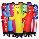 LookOurWay Inflatable Tube Man Costume - Wacky Wavy Arm Guy Funny Inflatable Halloween Costume for Adults