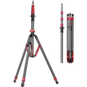 FreeSea Light Stand Aluminum, Adjustable Tripod Stand for Photography, 260cm/102inch Studio Sturdy Tripod for Speedlite Flash Softbox Strobe Light Camera with Carrying Bag