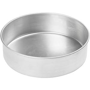 Winco Heavy-Duty Round Aluminum Layer Cake Pan, 12" x 3"