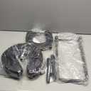 Massage Headrest for Bed, Adjustable Massage Face Cradle at Home, Portable Bed Massage Head Holder, Massage Table Head Rest for Salon Spa, Face Down Pillow After Eye Surgery, Black