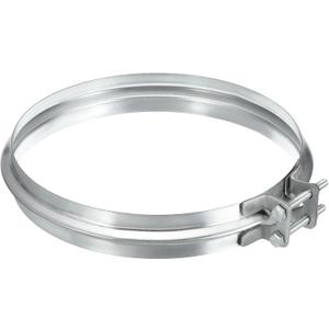 PATIKIL Duct Clamp, 8" (200mm) V-shape Zinc Plated Iron Pipe Clamp for Ventilation Ducting Dust Collection Chimney Pipe