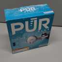 PUR PLUS Horizontal Faucet Mount Water Filtration System with 3-in-1 Lead Reducing Filter for Great-Tasting Filtered Tap Water, Lasts 100 Gallons, Fits Most Kitchen or Bathroom Faucets, Chrome