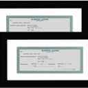 Americanflat 5x10 Business License Frame with Shatter-Resistant Glass - Set of 2 - Use as 3.5x8 Frame with Mat or Display 5x10 Document Without Mat - Legacy Collection - Black License Frames