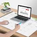 Desk Calendar 2025-2026, Desk Calendar Large 22x17, 18 Months Desk Top Calendar, From July 2025 to December 2026 with To Do & Notes, Holiday & Julian Date for Home, School & Office