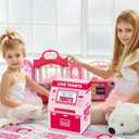 2 x Valentine Boxes for Kids Valentines Day Cards for Kids Love Tickets Machine Boxes with 27 Valentine Cards for Girls Boys Valentines Gifts for School Class Classroom Exchange Gifts Party Favors