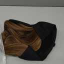 Rich Choices Hat Wigs for Women,Black Baseball Cap with Hair Extensions for Women,Short Bob Hairstyle Caps with Hair Attached Adjustable Baseball Cap Wig 6 Inch-Highlighted Dark Brown Hair