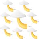 Mudder 8 Pack Mushroom Night Light Plug in 7 Color Changing LED Mushroom Nightlight Lamp Cute Light Sensor Wall Lamps for Adults Gifts